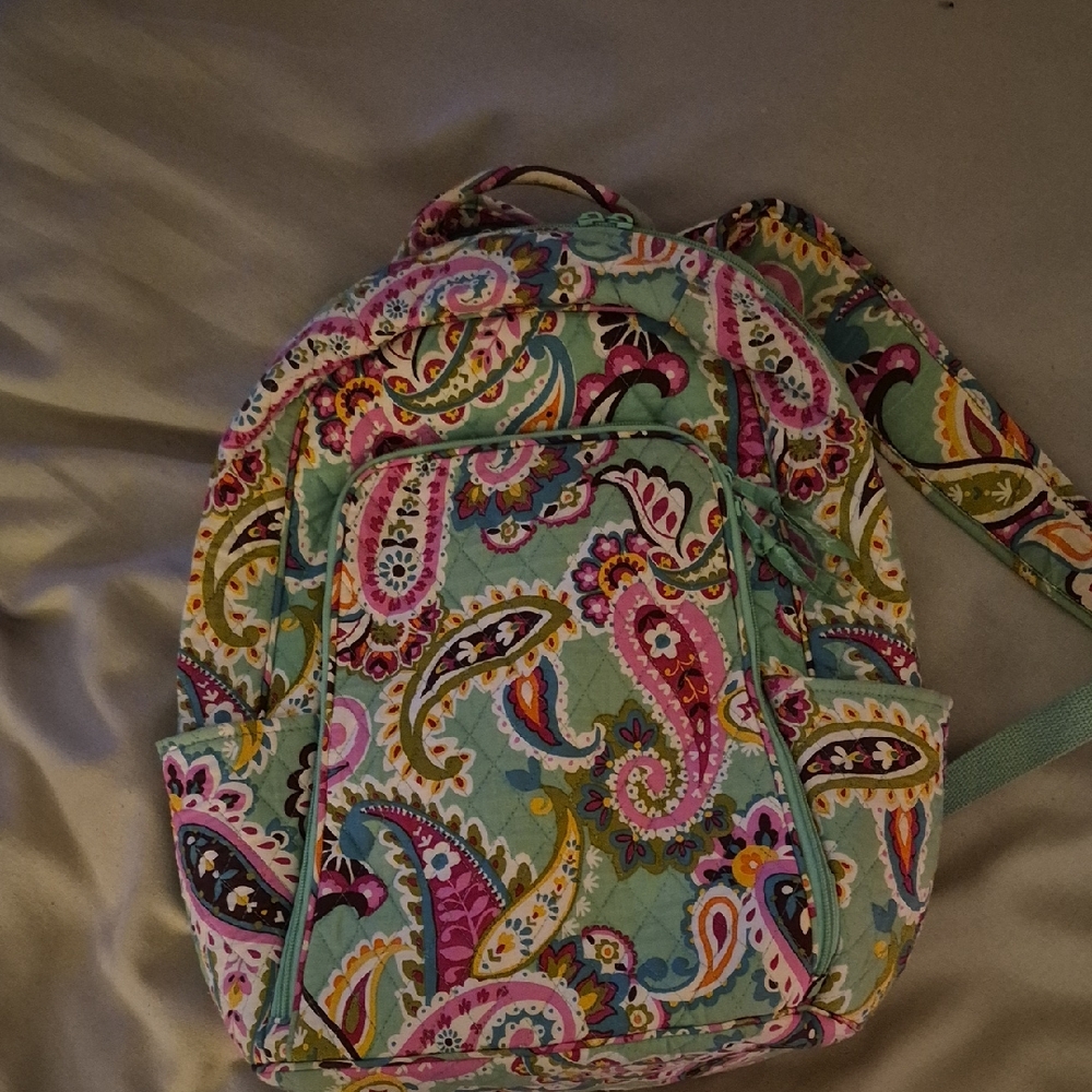 Vera Bradley Multicolor Paisley Backpack